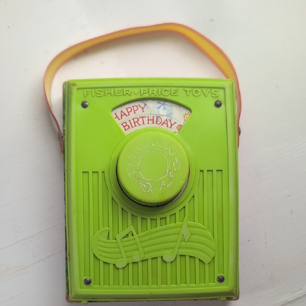 Fisher-Price Green Music‎ Box with Handle